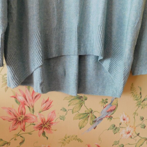 🦅 American Eagle Baby Blue Oversized Sweater Knit 🌳🍃 - Picture 8 of 15